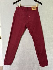 Levis 511 Slim 16 Reg 28x28 Burgundy Jeans W28   L28   Women's