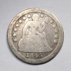 1845-O Silver Seated Liberty Dime Coin AQ960