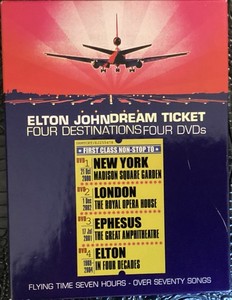 Elton John - Dream Ticket (DVD, 2005, 4-Disc Set)