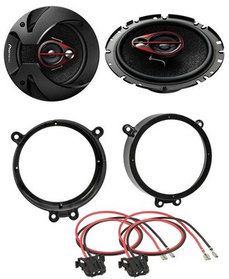 Pioneer 3-Way 250 Watt 16.5cm Speakers for Mercedes C-CLC-CLK-Class Front
