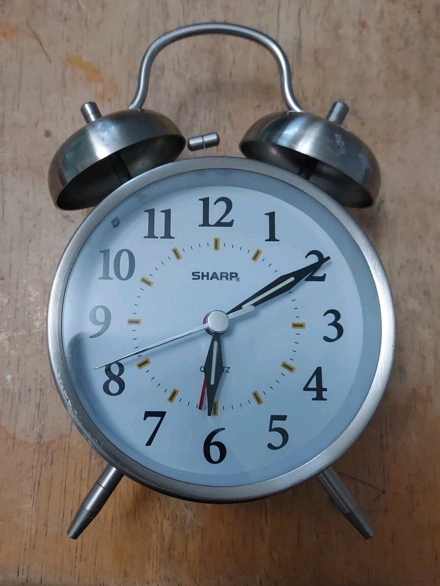Vintage Looking Alarm Clock Twin Bells