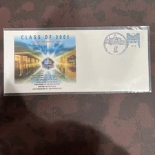 NFL Hall of Fame Class of 2001 Inductees Envelope Levy Yary Slater Swann Munchak