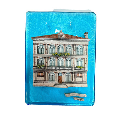 Ceramic and glass image of Palazzo Dario, Venice by Martina Purisiol - Flaw Read