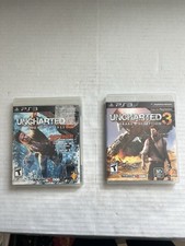 Uncharted 2 3 GOTY Bundle Lot (PlayStation 3 PS3) Excellent All CIB &Tested