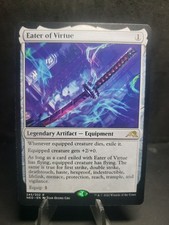 Magic the Gathering MTG Eater of Virtue (245) Kamigawa Neon Dynasty   LP