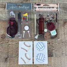 Sports Stickers Mrs Grossmans Jolee's Boutique Scrapbooks Journals Crafts