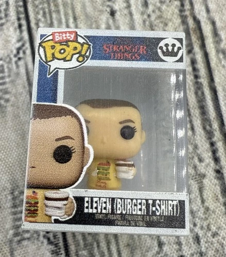 Funko Bitty Pop Stranger Things ELEVEN BURGER T-SHIRT Mystery 1/6 Chase Rare New