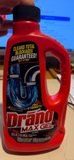 Drano Max Gel Drain Clog Remover and Cleaner for Shower or Sink Drains, Unclogs