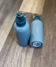 Pack Of 2 Plastic Water Bottles Reusable Camping/outdoor Brand New Blue