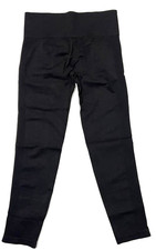 Black Seamless High Waisted Tummy Control Scrunch Butt Lifting Ankle Leggings Lg