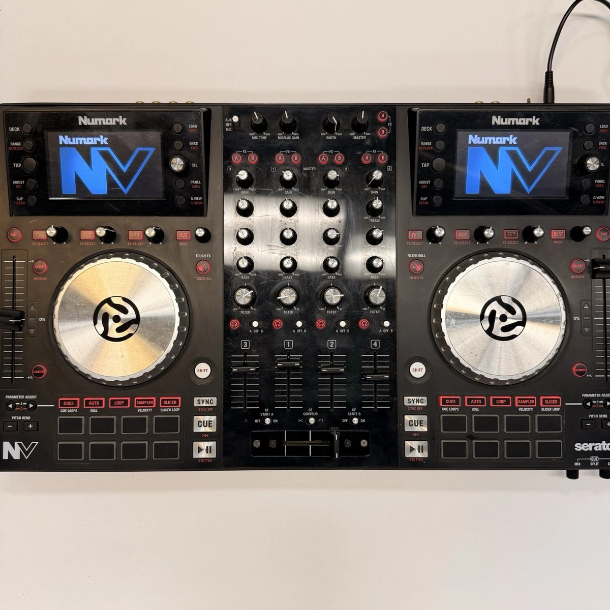 超美品 Numark MIXTRACK QUAD DJコントローラー 箱付 Amazon.com: Numark Mixtrack Quad Four Deck USB DJ Controller with