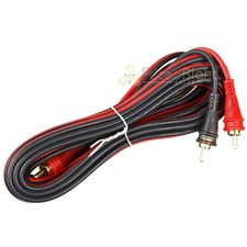 12 ft RCA Cable Male to Male Audio Output Car Home Cable Audiopipe AMF-12 Audio