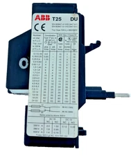 ABB T25-DU Thermal Overload Relay – Motor Protection Device
