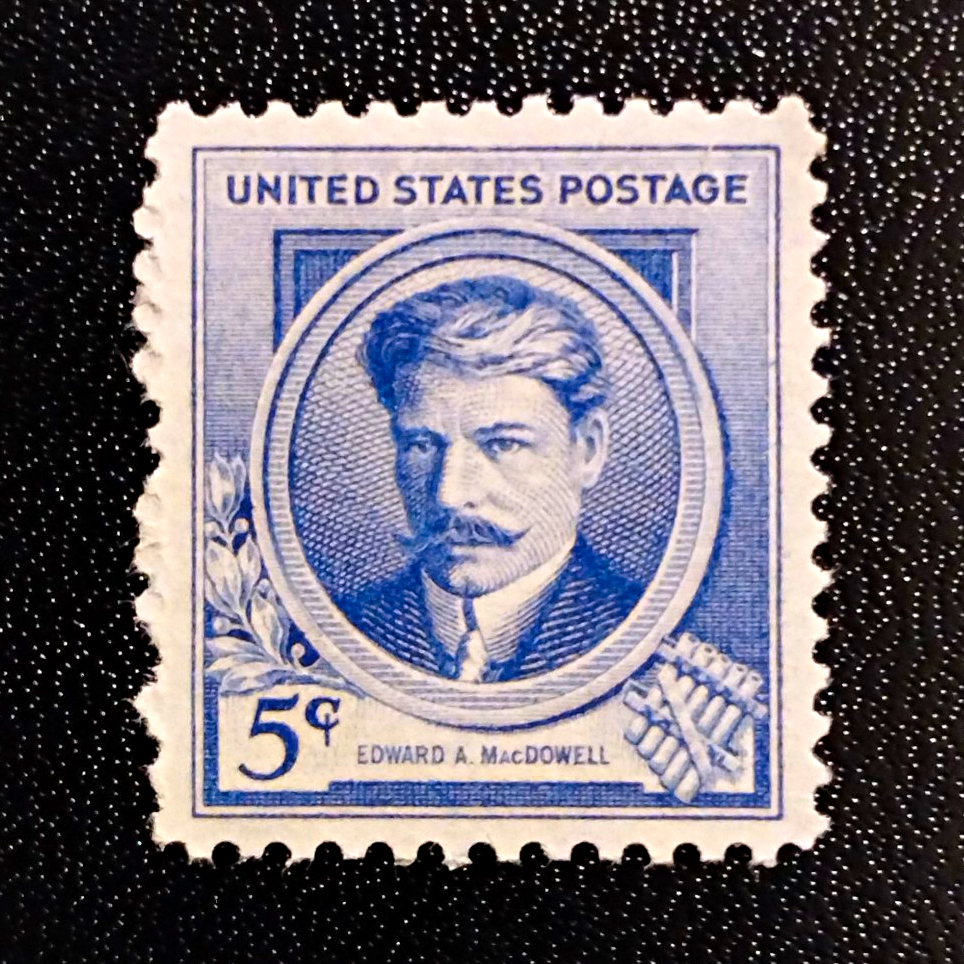 United States 5 Cent Blue MNH Postage Stamp Edward A. MacDowell