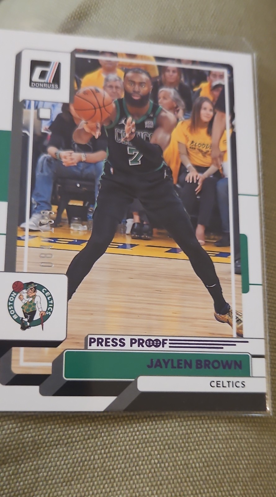 2022-23 Panini Donruss - Jaylen Brown #2 Press Proof Purple /199