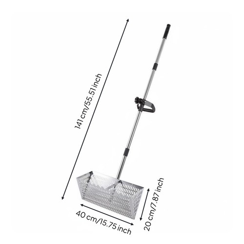 Tooth Sand Rake Detachable Design Stainless Steel Beach Sifter - Picture 10 of 16