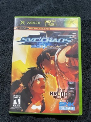 SNK vs. Capcom: SVC Chaos Microsoft Xbox 2003 , (CIB) Tested Working