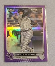 Josh Donaldson 2022 Topps Chrome Update Purple Refractor SP 🔥 Yankees
