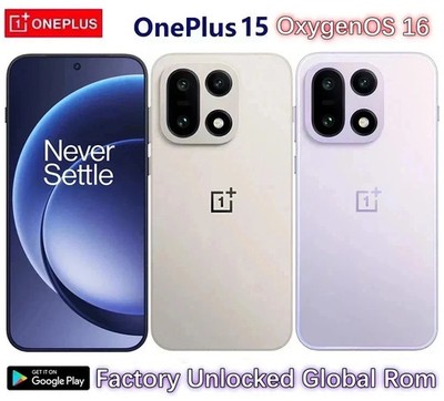 OnePlus15 Oxygen OS 5G Smartphone Global Version 6,78 Zoll 165 Hz 7300 mAh 120 W