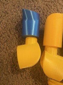 Lego Wall Hangers Set 4016 Blue Red Yellow Fun Decorative -3d Printed Lot