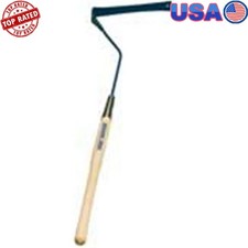 Steel Double Edge Grass Shear Wood Handle Garden Tool For Overgrown Areas New