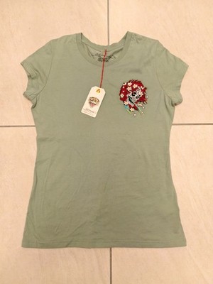 ++ Ed Hardy by Christian Audigier Totenkopf Damen T-Shirt ca. DE Gr. M/L ++