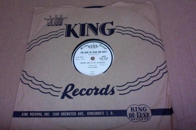 EX 1953 KING records DJ 78 rpm Grandpa Jones You done me mean and dirty PLAYS EX