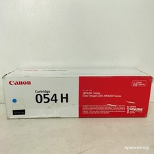 Deformed Box-Canon 054H High Yield Cyan Toner Cartridge 3027C001