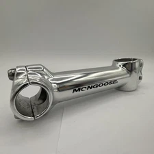 Mongoose 125mm Vintage Silver   1 1/8” Stem Mountain Bike 26mm Clamp
