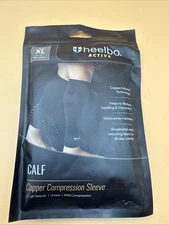 Copper Infused Calf Compression Sleeves Support Muscle Recovery XL