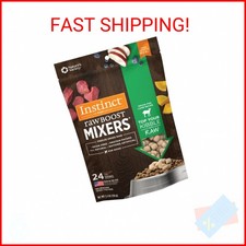 Instinct Raw Boost Mixers, Freeze Dried Dog Food Topper, Grain Free - Grass Fed