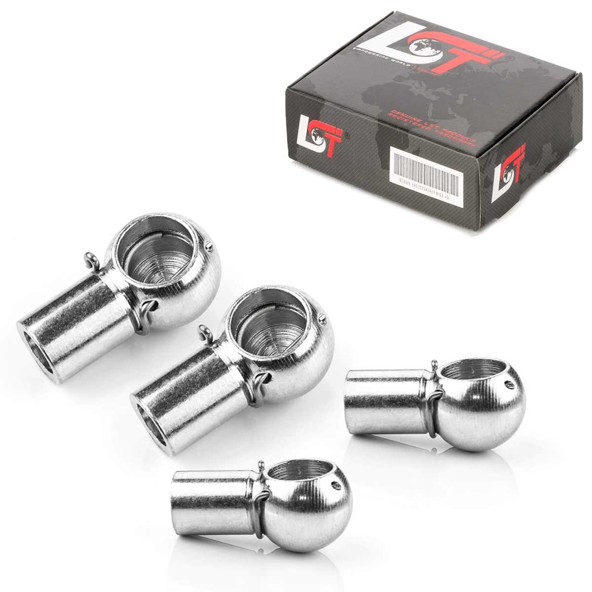 4x Ball Socket Gas Spring M6 Thread 10mm Ball Joint for AUDI A1 A2 A3