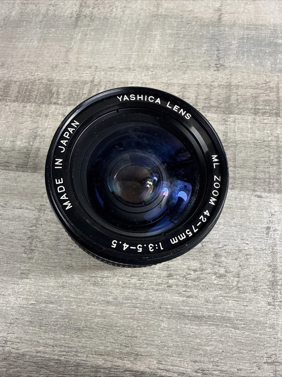 Yashica ML Zoom 42-75mm f3.5-4.5 Lens /Yashica Mount With lens