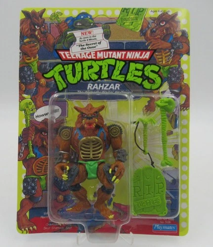 TMNT Rahzar Playmates Unpunched MOC Sealed Vintage Action Figure