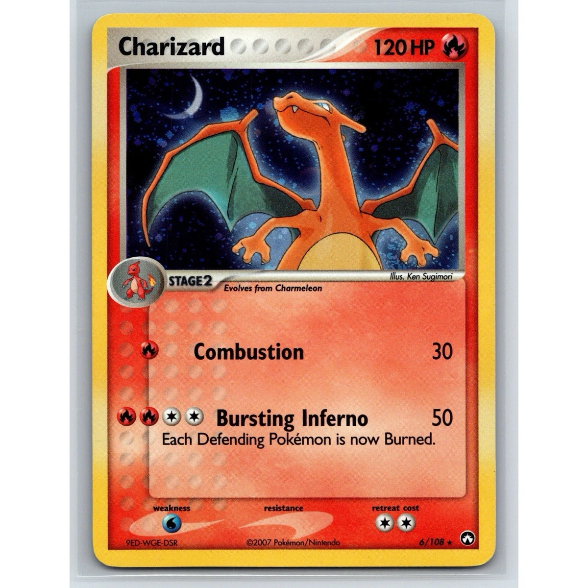 Charizard Pokémon TCG EX Power Keepers Individual Collectible Card