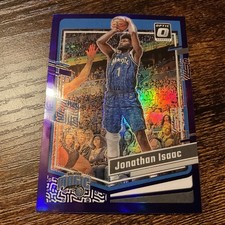 #43 2023-24 Donruss Optic Purple Jonathan Isaac Orlando Magic #37