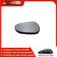 Glace de rétroviseur Peugeot 207