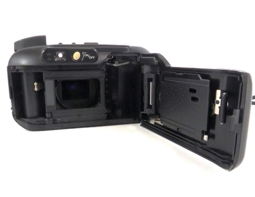 Minolta Riva Zoom 70w 35mm Film Point and Shoot Camera in black working in case - Picture 8 of 10