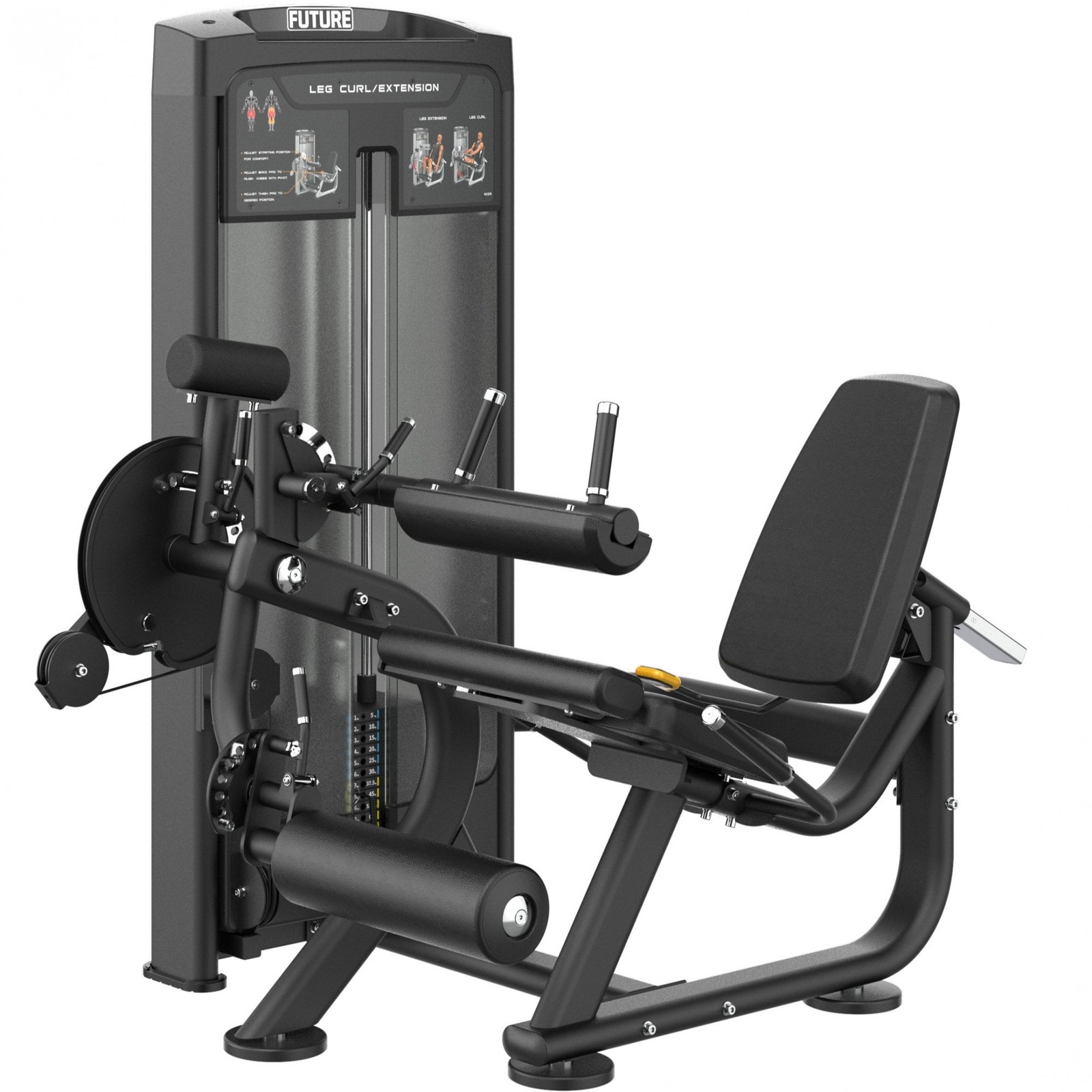 Future Elite Series Dual Seated Leg Curl / Leg Extension (Commercial Gym Equip)