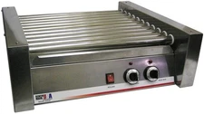Benchmark 62030 Stainless Hot Dog Roller Grill Fits 30 Hot Dogs 120V