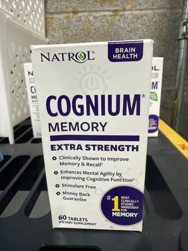 Natrol Cognium Memory Extra Strength, Brain Health Supplements, 60ct. Exp 6/26