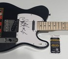 CHUBBY CHECKER SIGNED CUSTOM THE TWIST ELECTRIC GUITAR JSA COA — photo 2