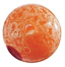 TroutBeads BD09-08 Blood Dot Eggs Caramel Roe 8mm 15-Count