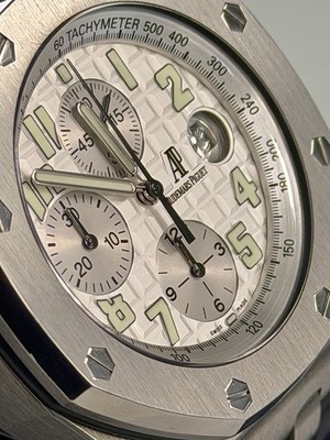 Audemars Piguet Royal Oak Offshore Chrono White Themes 26020ST 42mm