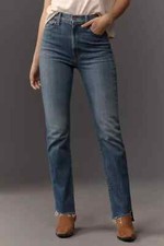 MOTHER The Rider High-Rise Ankle Step Fray Jeans Loafers and Lassos 28 NWT