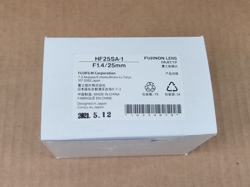 NEW Fujinon HF25SA-1 Manual Iris C-Mount Fixed Focus Lens F1.4~F22/25mm 5MP 2/3" - Picture 5 of 6