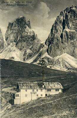 TRENTO. Dolomites. Val di FASSA. Rifugio VALENTINI. Vg. s/fr. 1934.