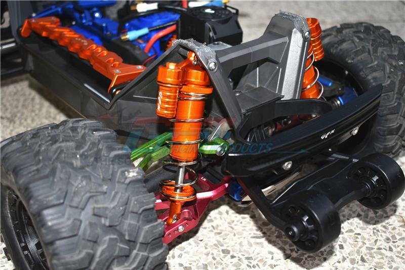 GPM Aluminium Stoßdämpferturm Für HPI Crawler King – 1 Set, Silber, Für 1/10 RC-Modell