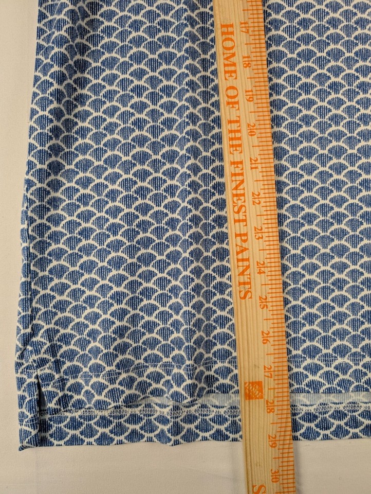 Tailor Vintage Shirt Mens Medium Blue Golf Polo Surf The  Shells