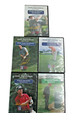 PGA Tour Partners Club Game Improvement DVD's - Lot Of Five 5 - Used